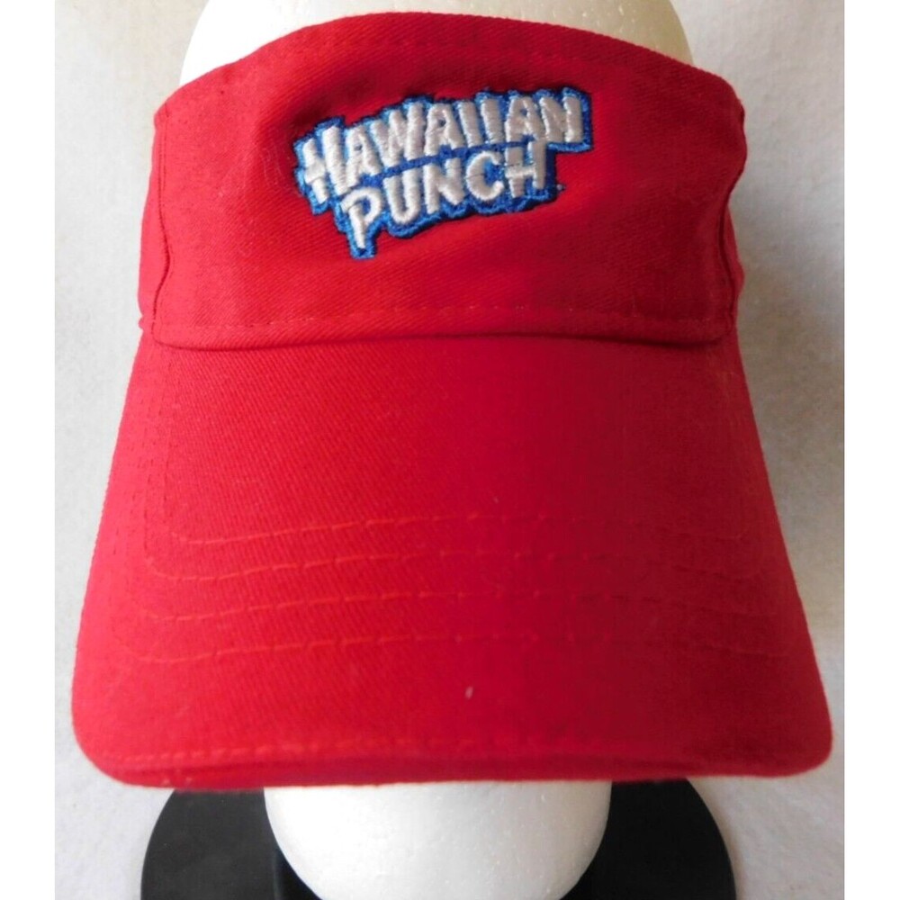 Vintage Hawaiian Punch Promo Logo Embroidered Deadstock 90s Visor Hat